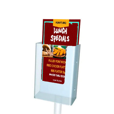 24x36 Poster Sign Stand with Snap Open (1) Sign Frame (Single Sided) in  Black and Silver – FloorStands