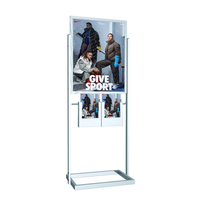 Heavy Duty Information Center 22x28 Bulletin Sign Holders (4 Catalog Holders)