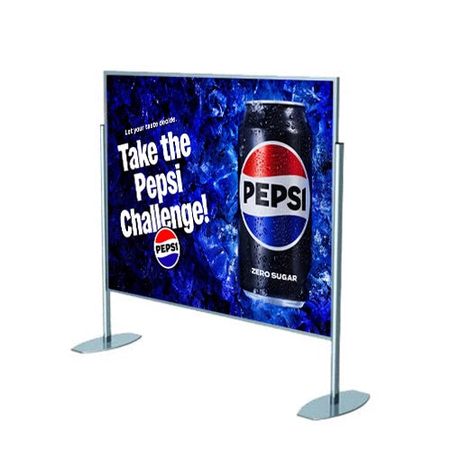 Super Large Format 48x72 Poster Stand Display 2-Sided Sign Holder