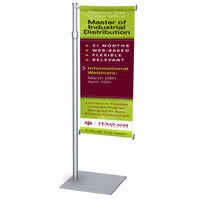 15" WIDE VERTICAL BANNER STAND COUNTER TOP DISPLAY (SINGLE POSTERS)
