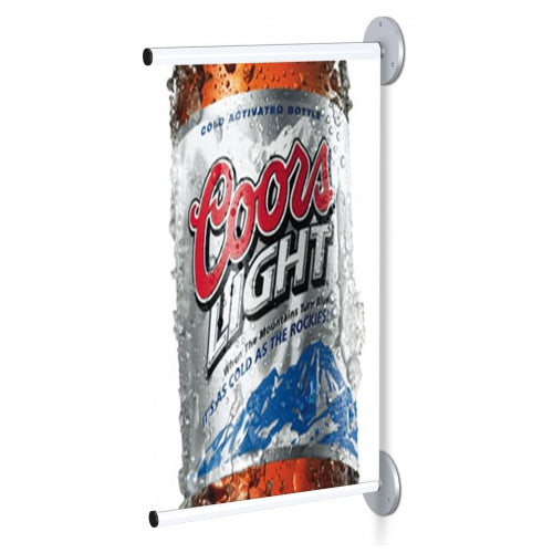 Wall Mount Poster Banner Displays - 18 Inches Wide 