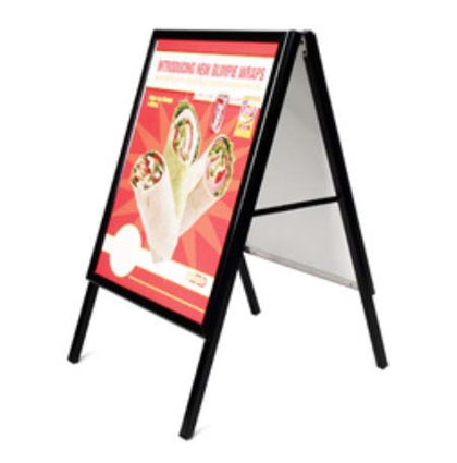 22x28 A-Frame Snap Frame Sidewalk Sign Holder for 22 x 28 Poster Sizes –  FloorStands