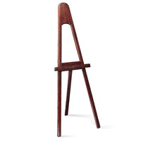 Ultra Luxury Solid Oak Wooden Easel, 24" Wide x 67" High x 24.5" Deep - Heavy-Duty Stand, 12 Wood Finishes