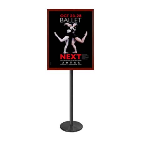 Wooden Poster Stands, 3 Posters A4 each