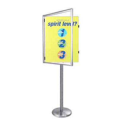 24 x 36 Poster Stand, Double Sided, 6' High, Floor Standing Sign Holders