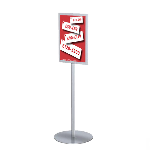 24x36 Poster Sign Stand with Snap Open (2) Sign Frames (Double Sided)