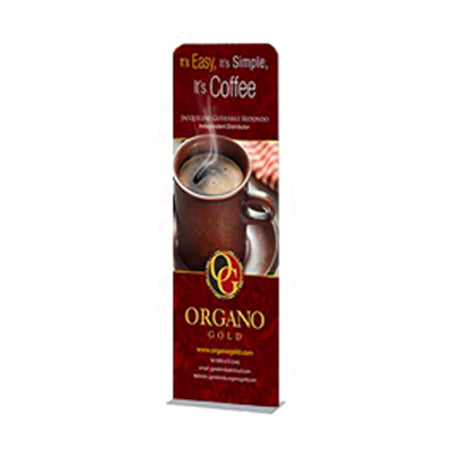Pull Over Banner Stand Displays - 35.5"