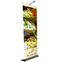 OPTIONAL LIGHT CAN BE ADDED TO 36" WIDE RETRACTABLE BANNERSTAND