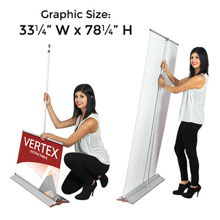 Supreme 2 33 - Double-Sided Banner Stand Display